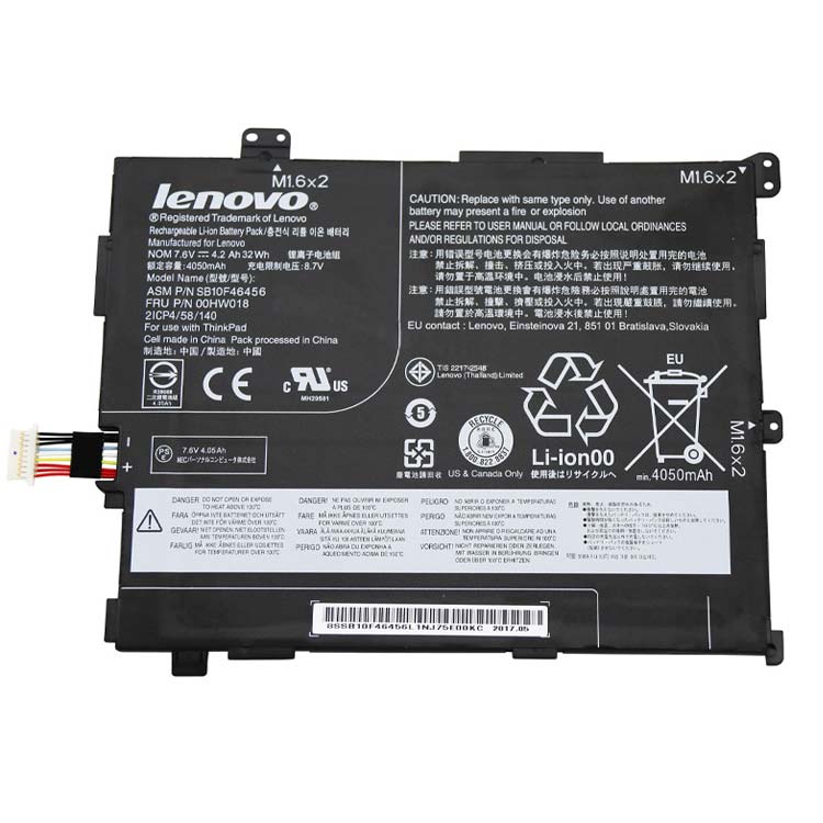 Lenovo Thinkpad 10 2nd Generat… accu