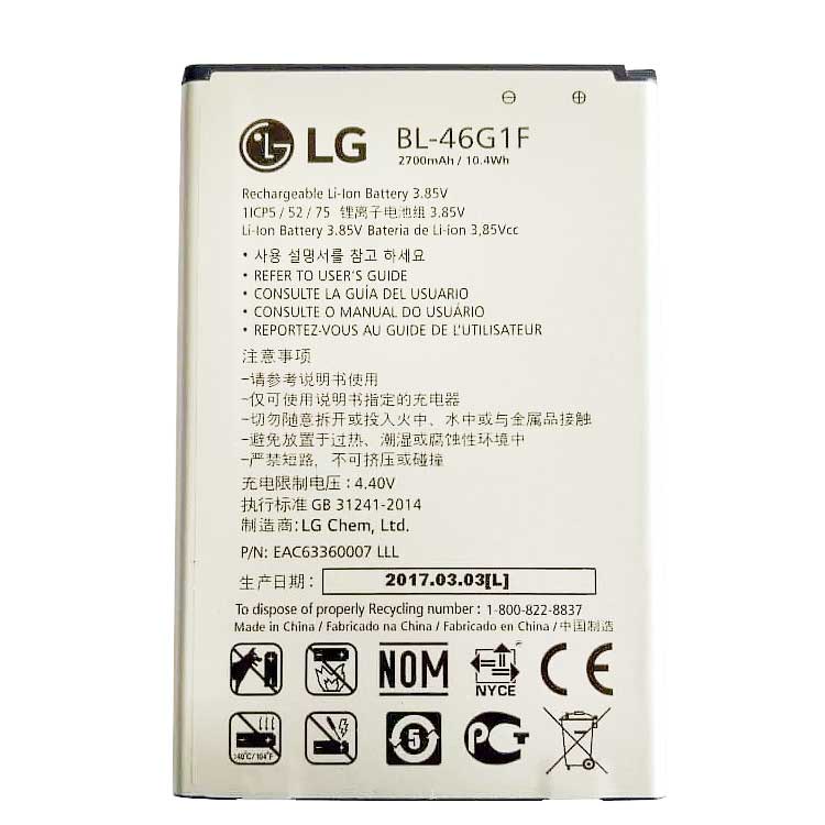 LG K10 X400 LGM-K121K BL46G1F … accu